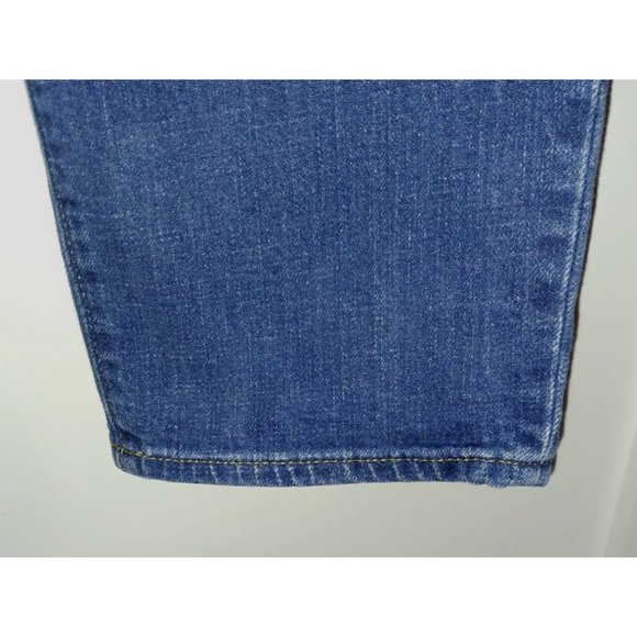 GAP 1969 16/33R Dark Indigo Real Straight Jeans w/ Some Stretch 28" inseam - Picture 6 of 7